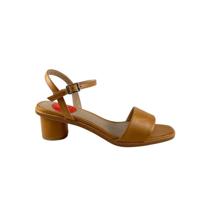 Shoes Zoe Kratzmann | Zoe Kratzmann Retort Amber Leather Low Heel