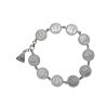 Jewellery Von Treskow | Von Treskow Mini Coin Eternity Bracelet Silver