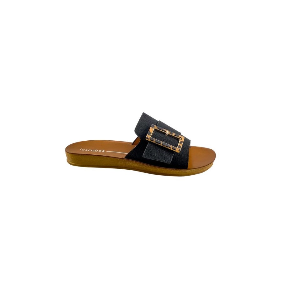 Shoes Loscabos | Loscabos Braz Black Slides