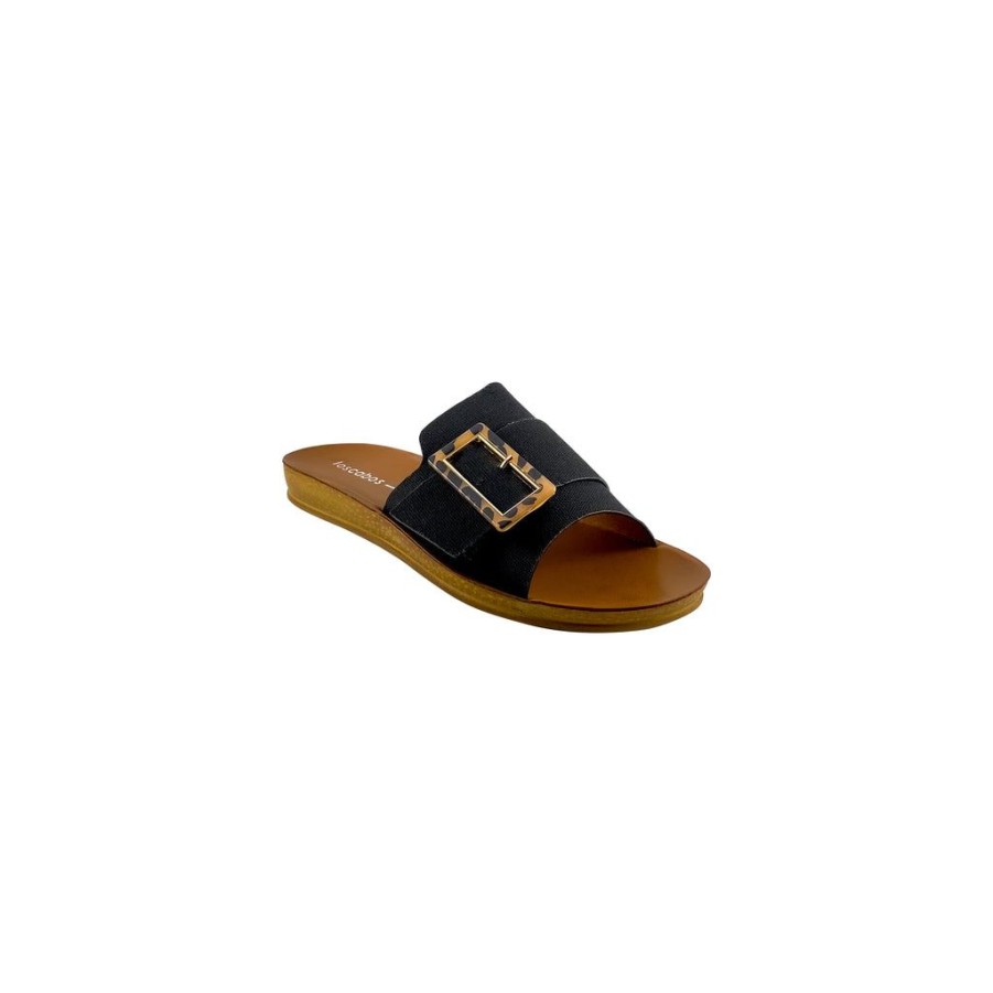 Shoes Loscabos | Loscabos Braz Black Slides