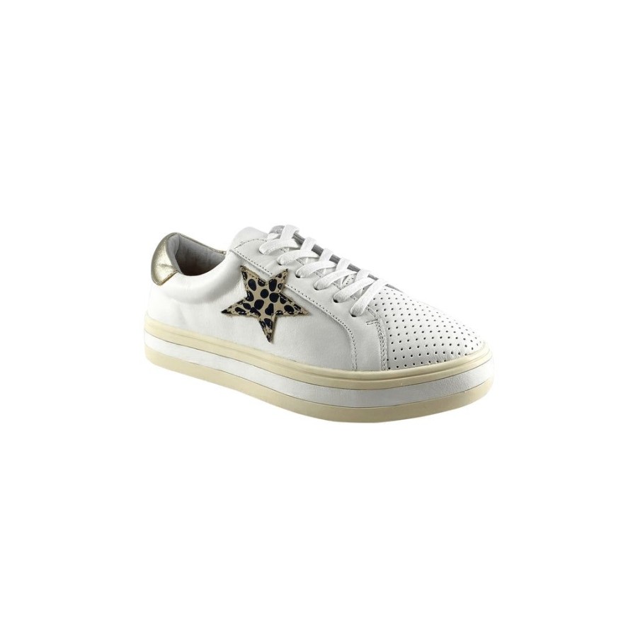 Shoes Alfie & Evie | Alfie & Evie Pixie White Sneakers