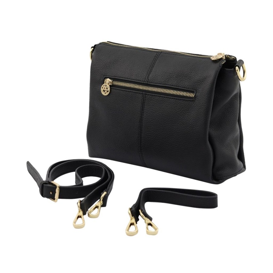 Accessories Willow and Zac | Willow & Zac Nina Black Bag