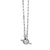 Jewellery Von Treskow | Von Treskow Clip Chain Necklace With Vt Disc Toggle Silver