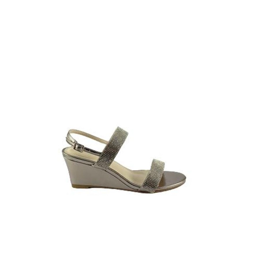 Shoes Clarice | Clarice Cerwyn Pewter Wedge