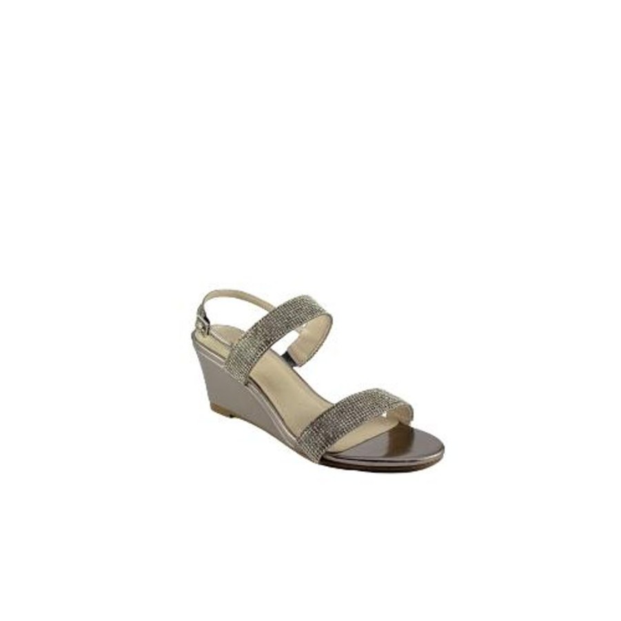 Shoes Clarice | Clarice Cerwyn Pewter Wedge