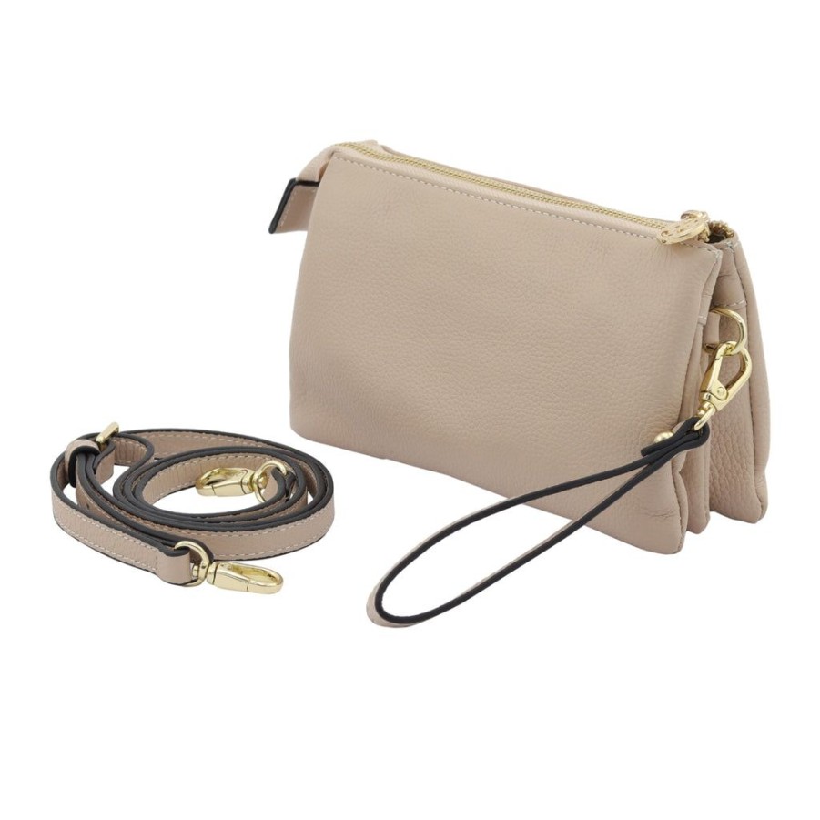 Accessories Willow and Zac | Willow & Zac Evie Nude Crossbody