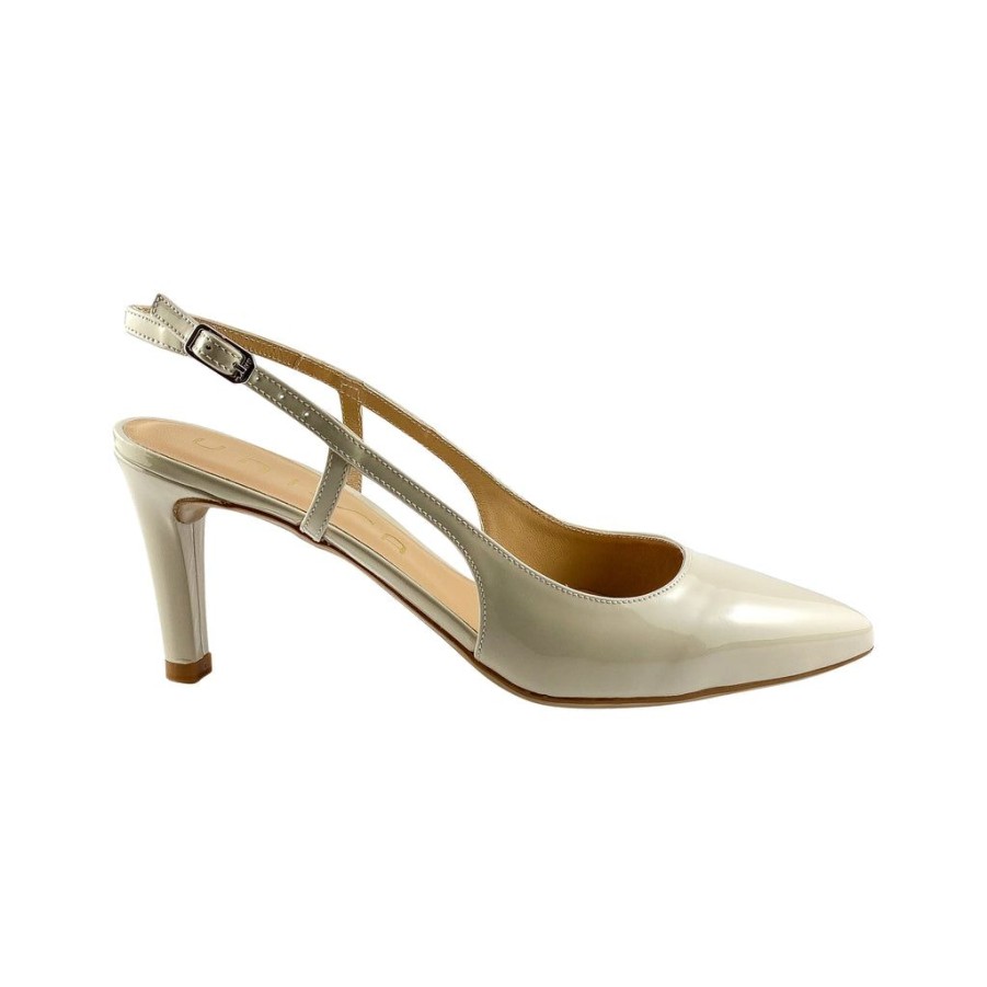 Shoes Unisa | Unisa Keny Ivory Patent Leather Heel