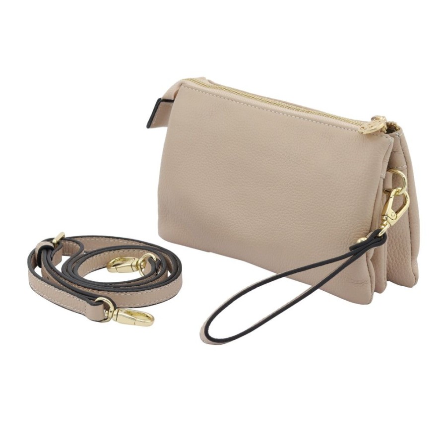 Accessories Willow and Zac | Willow & Zac Evie Nude Crossbody