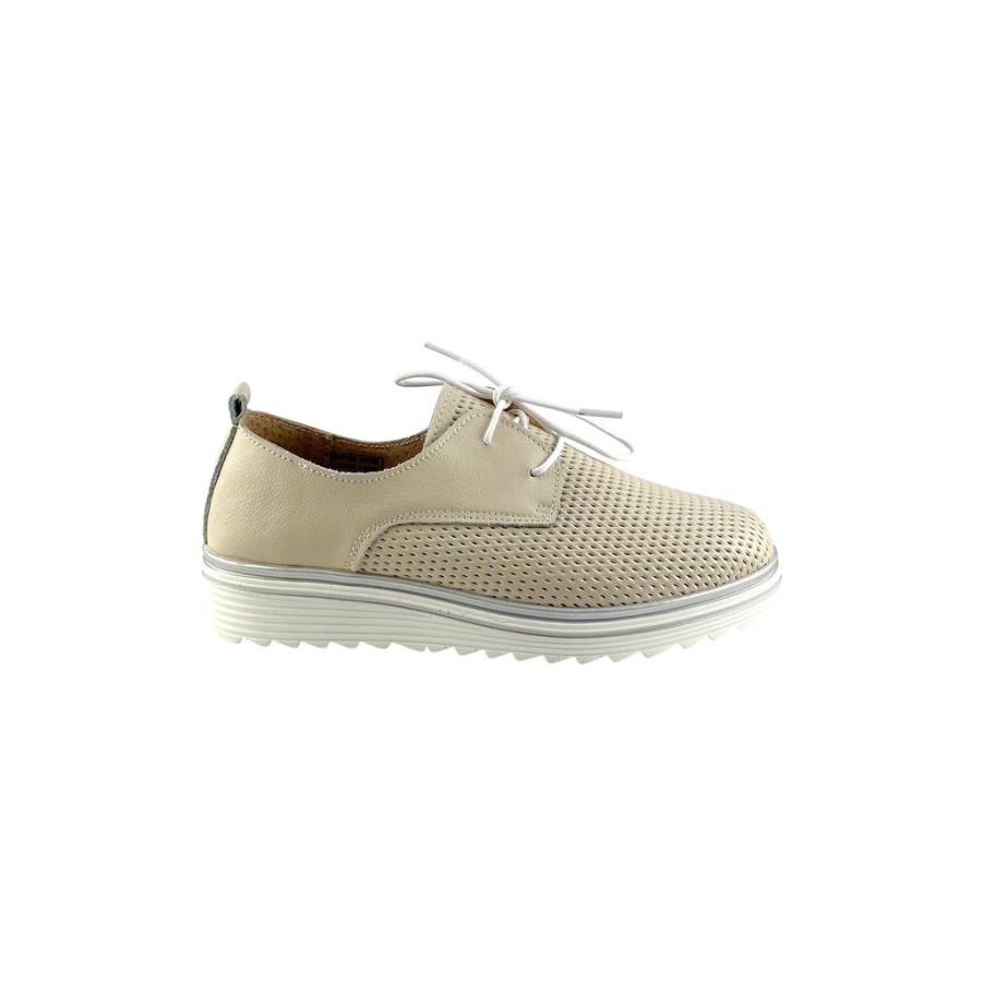 Shoes Just Bee | Just Bee Carnation Nude Leather Shoe