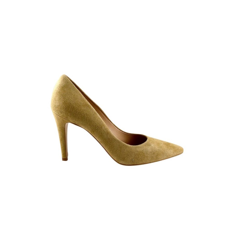 Shoes Estilo | Estilo Mery Camel Suede Heels