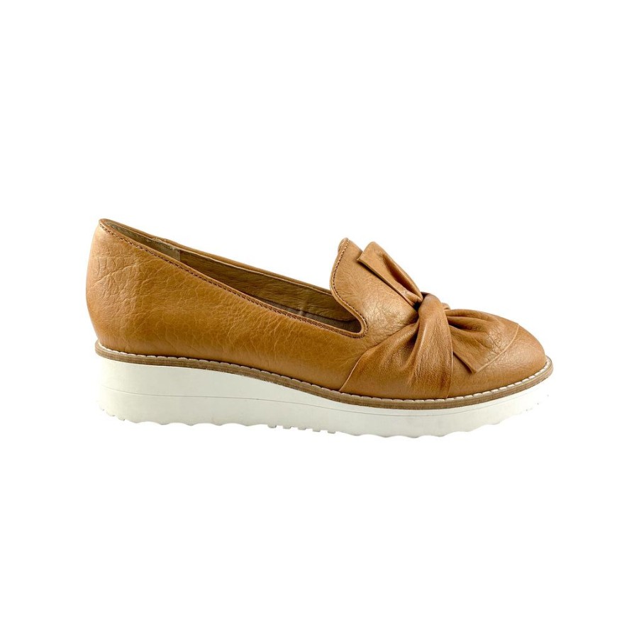 Shoes Top end | Top End Oclem Tan Leather Flat