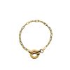 Jewellery Von Treskow | Von Treskow Fine Clip Chain Bracelet With Vt Disc Yellow Gold