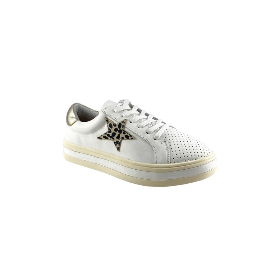 Shoes Alfie & Evie | Alfie & Evie Pixie White Sneakers