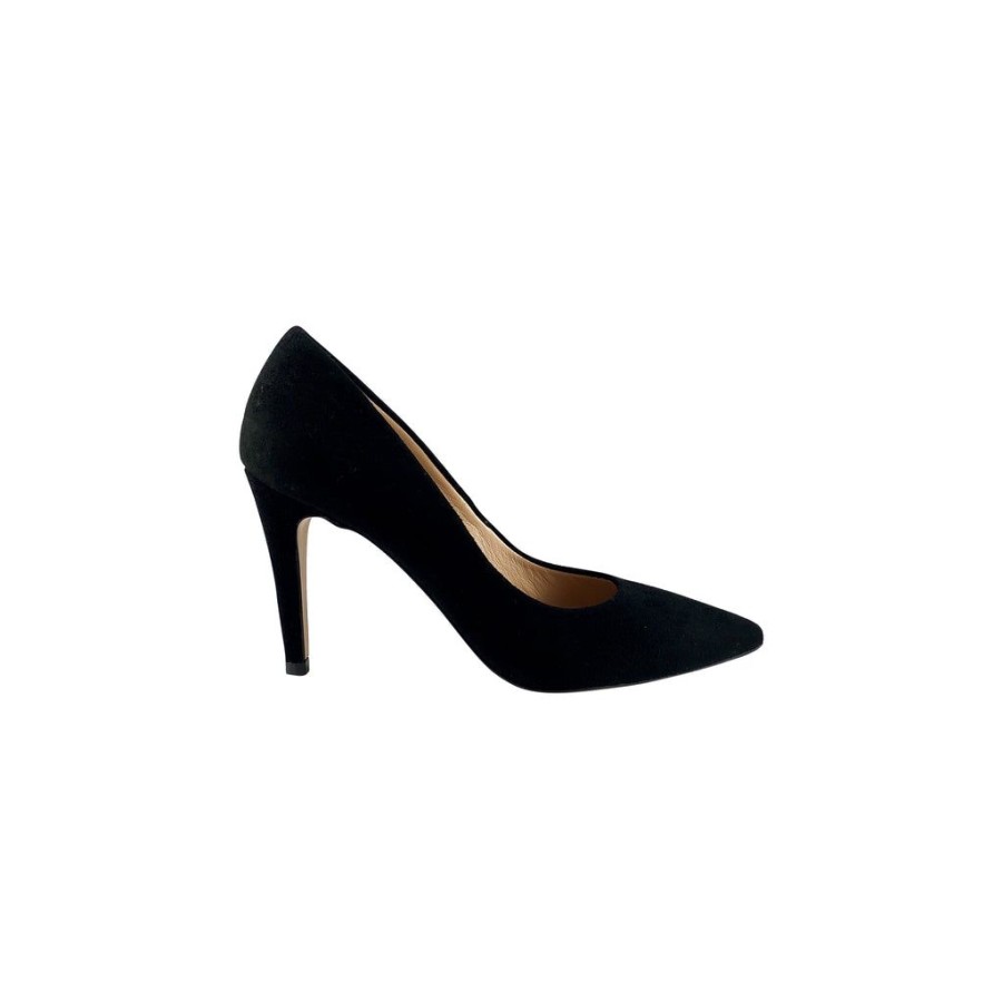 Shoes Estilo | Estilo Mery Black Suede Heels