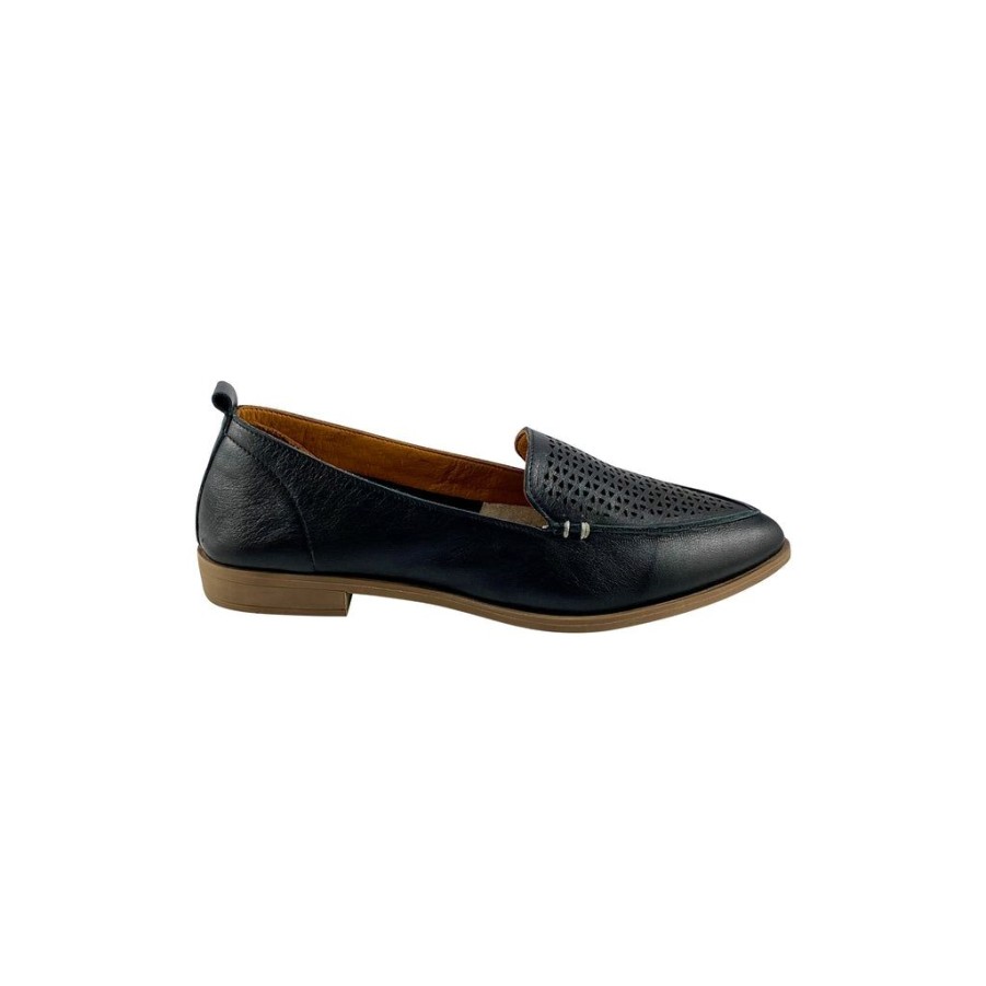 Shoes Bueno | Bueno Lexton Black Flats