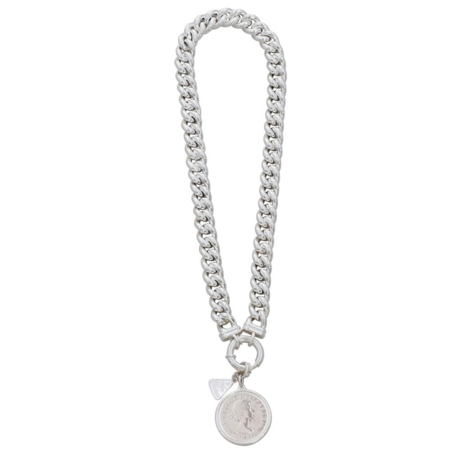 Jewellery Von Treskow | Von Treskow Small Mama Florin Necklace Silver ...