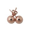 Jewellery Von Treskow | Von Treskow 8Mm Ball Studs Rose Gold