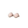 Jewellery Von Treskow | Von Treskow Embossed Plate Studs Rose Gold