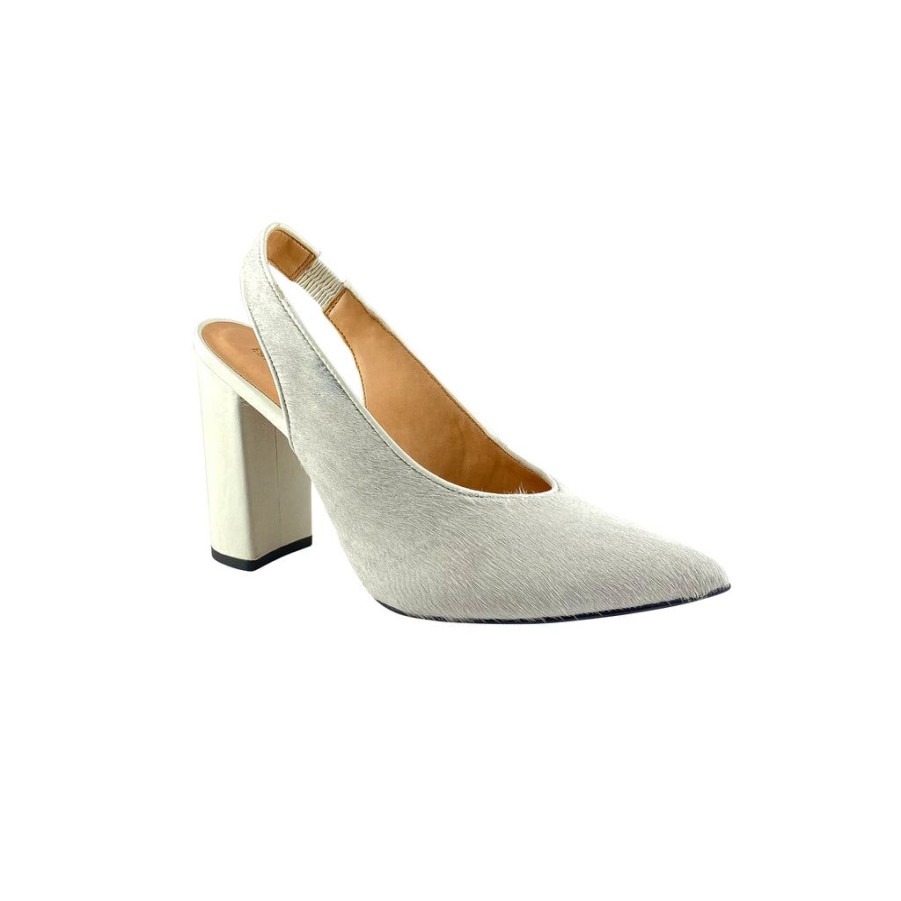 Shoes Estilo | Estilo Bezerro White Block Heel