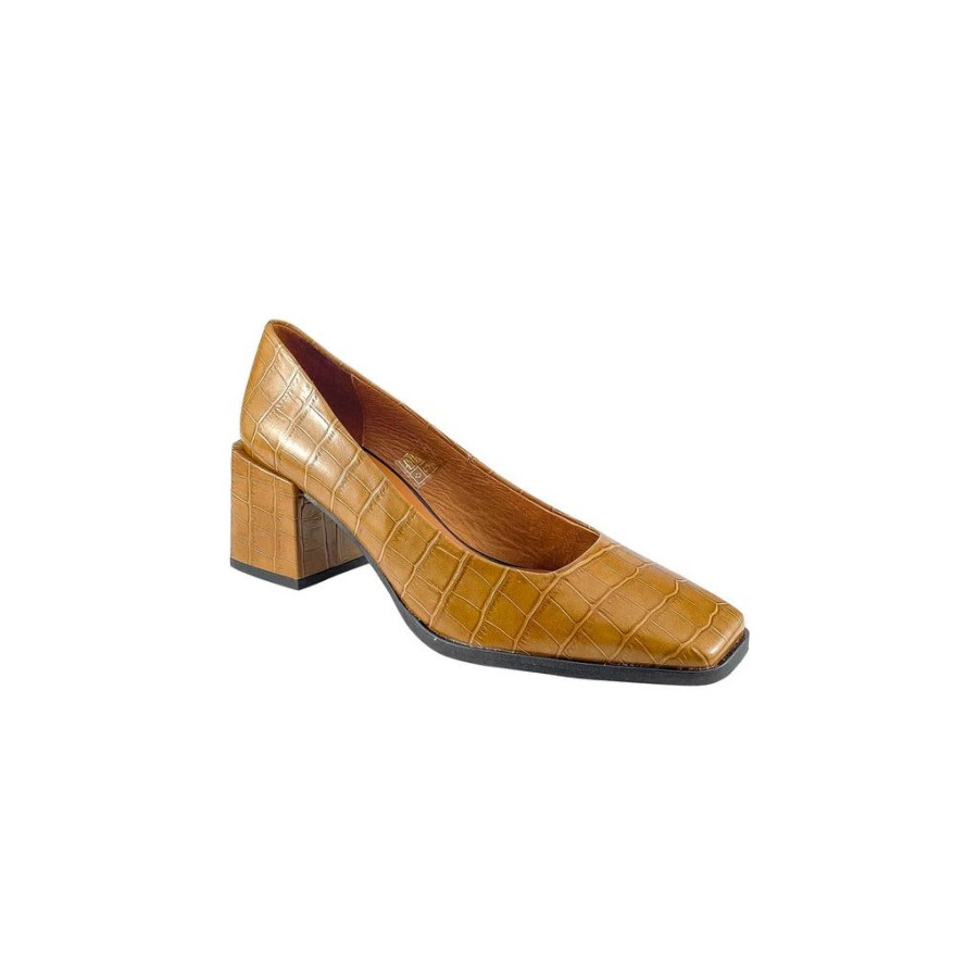 Shoes Neo | Neo Coco Tan Block Heels